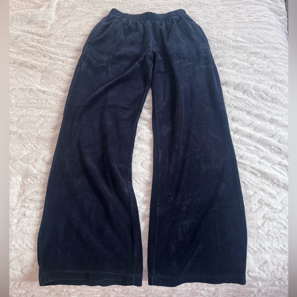 Brandy Melville Navy Wide Leg Pants
